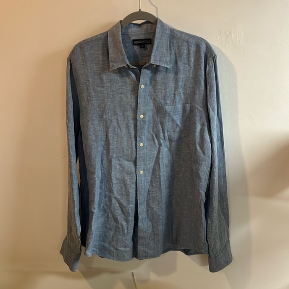 NWOT Linen J Crew Shirt - Picture 1 of 3